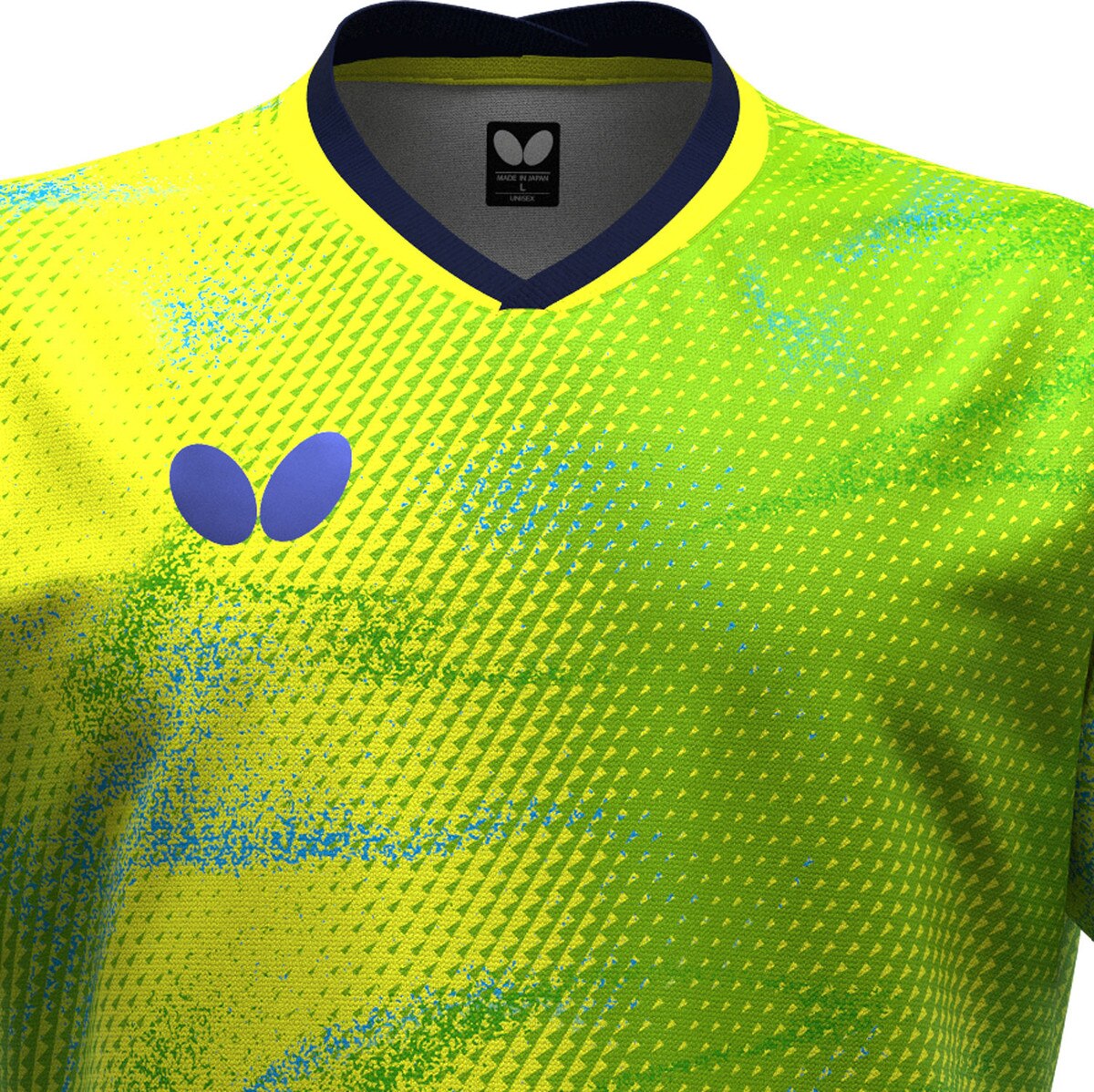 Butterfly Elistar 12 Shirt - Green - Front - Close-Up